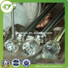 Home decoration jiejia free stretch crystal curtain rods